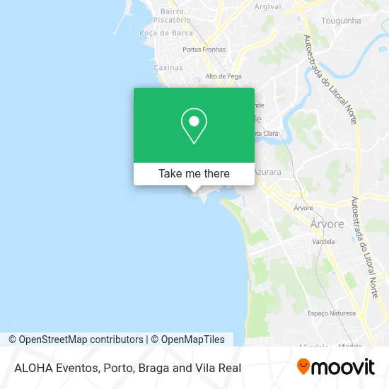 ALOHA Eventos map