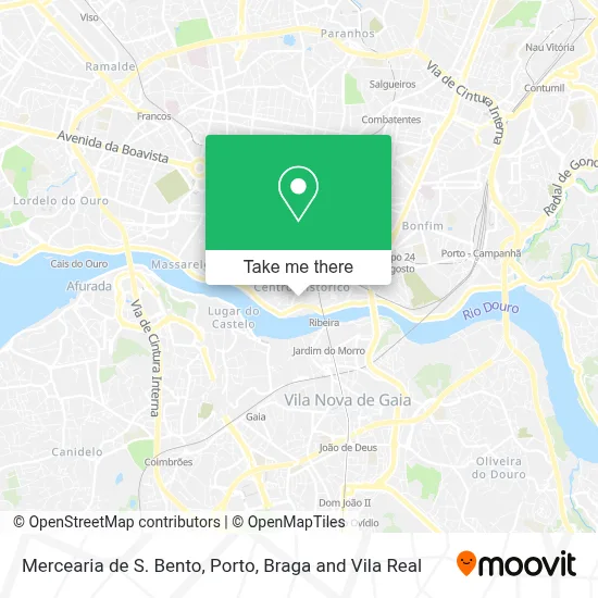 Mercearia de S. Bento map