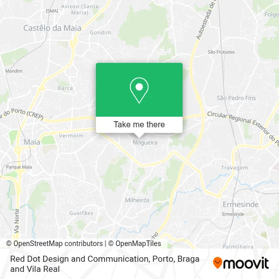 Red Dot Design and Communication map