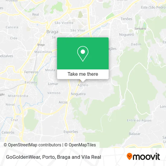 GoGoldenWear map