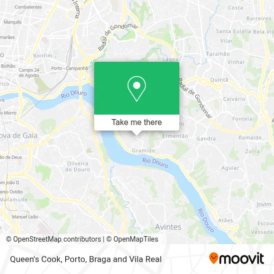 Queen's Cook map