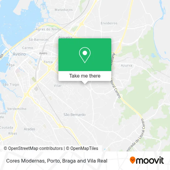 Cores Modernas map