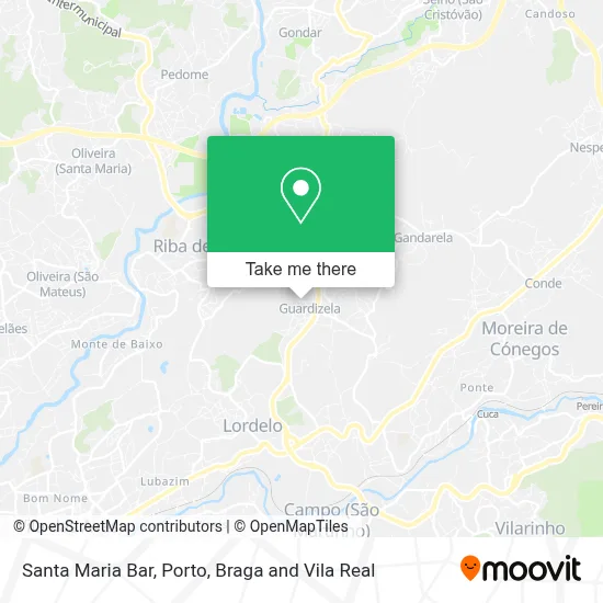 Santa Maria Bar map
