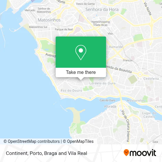 Continente map