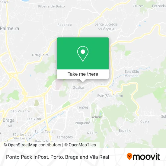 Ponto Pack InPost map