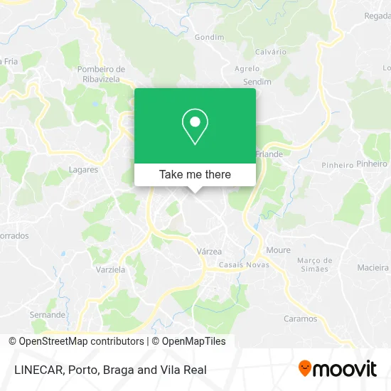 LINECAR map