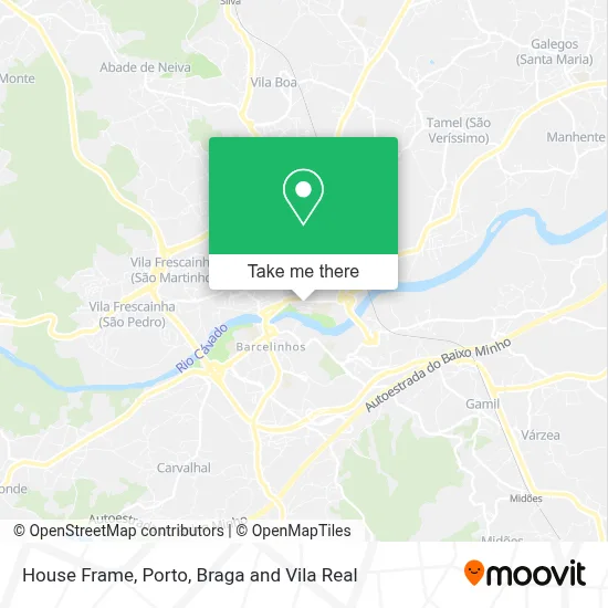 House Frame map