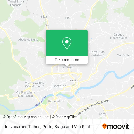 Inovacarnes Talhos map