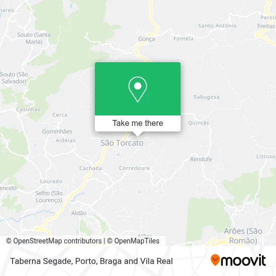 Taberna Segade mapa