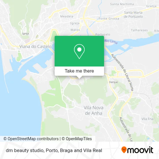 dm beauty studio map