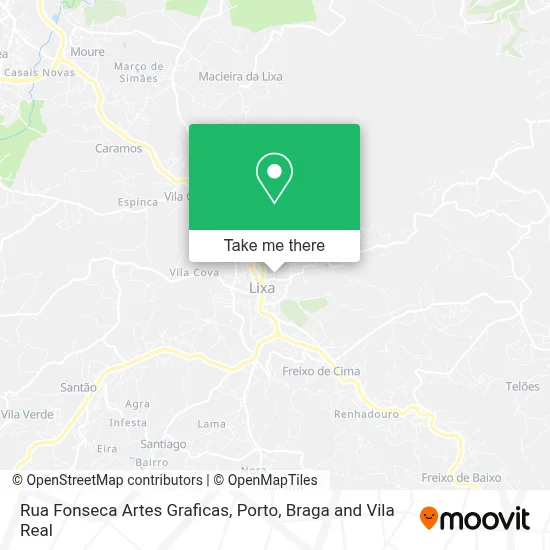 Rua Fonseca Artes Graficas map