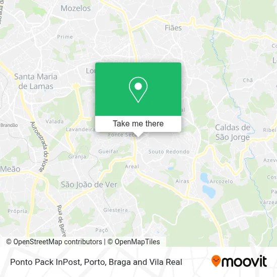 Ponto Pack InPost map