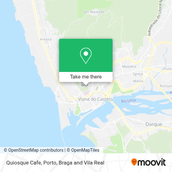 Quiosque Cafe map