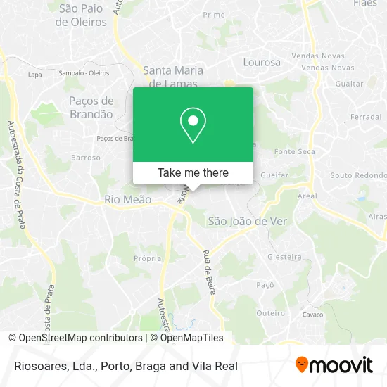 Riosoares, Lda. map