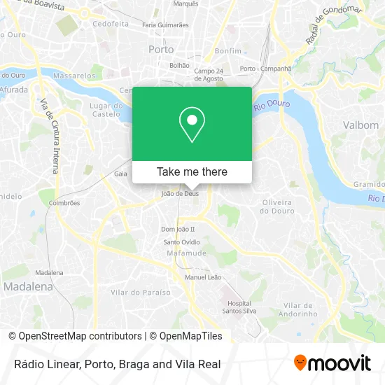 Rádio Linear mapa