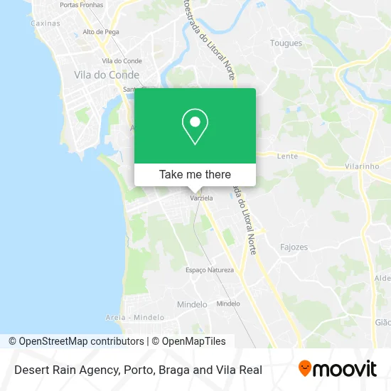 Desert Rain Agency map