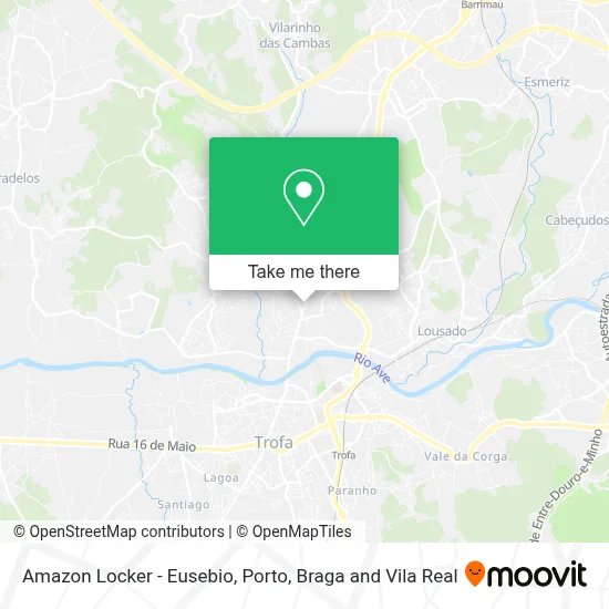 Amazon Locker - Eusebio map