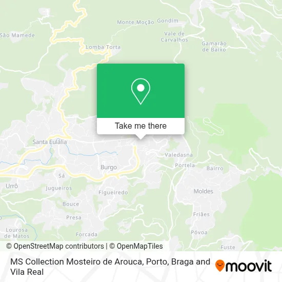 MS Collection Mosteiro de Arouca map