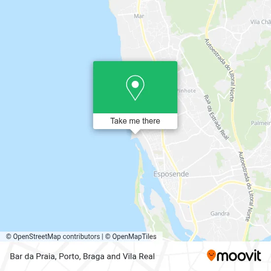 Bar da Praia map