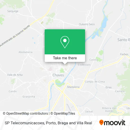 SP Telecomunicacoes map