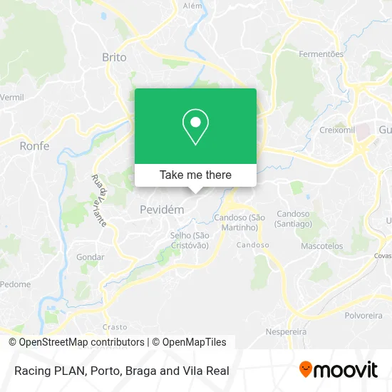 Racing PLAN mapa