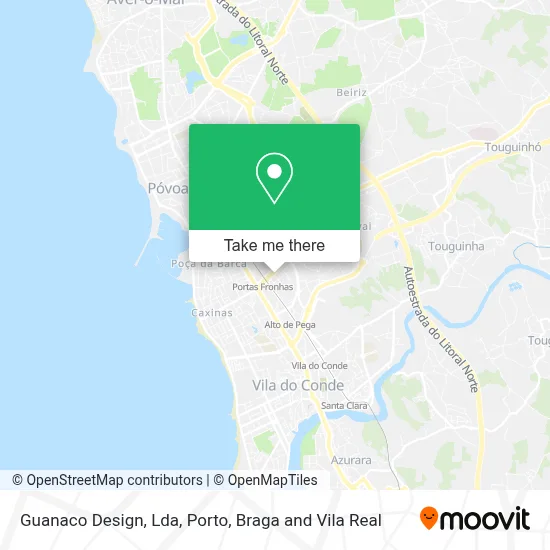 Guanaco Design, Lda map