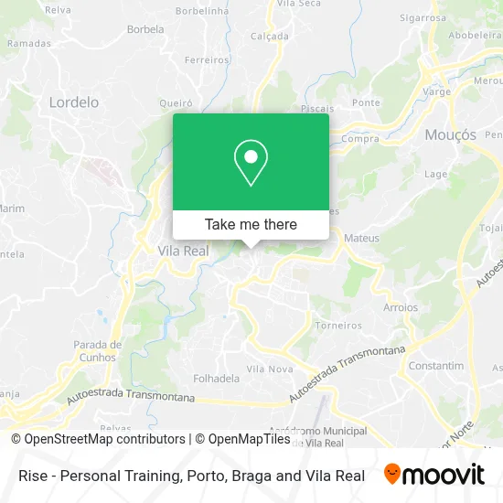 Rise - Personal Training mapa