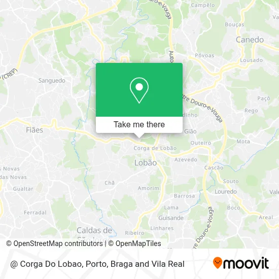 @ Corga Do Lobao map