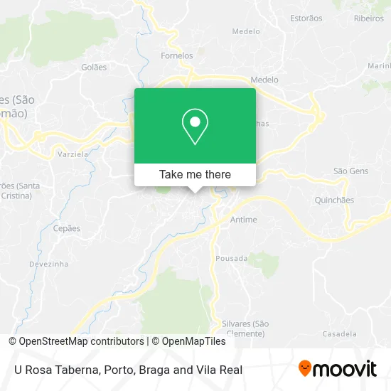 U Rosa Taberna map