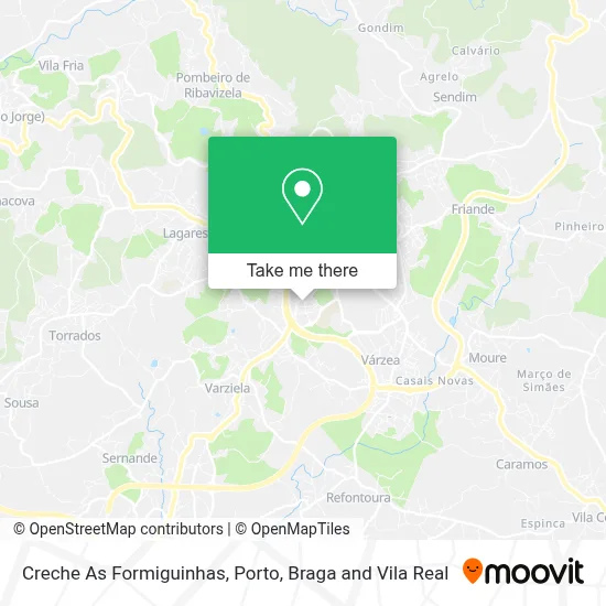 Creche As Formiguinhas map