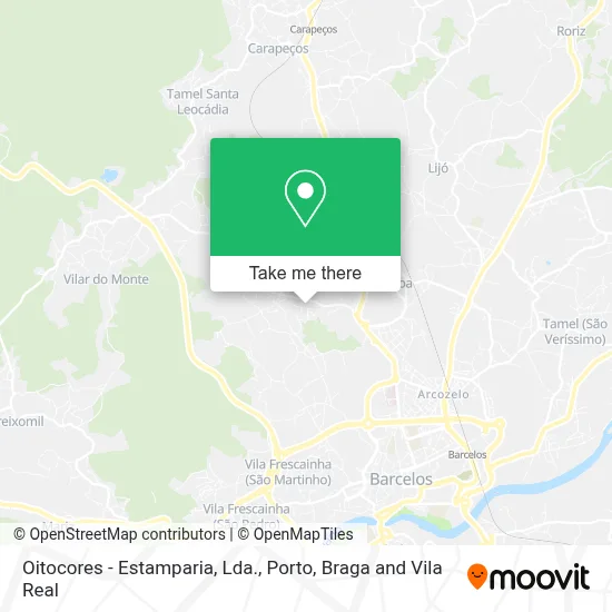 Oitocores - Estamparia, Lda. map