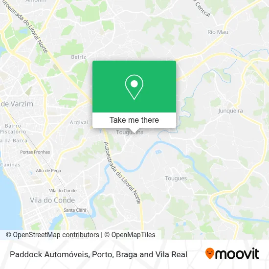Paddock Automóveis map