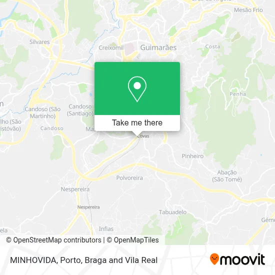 MINHOVIDA map