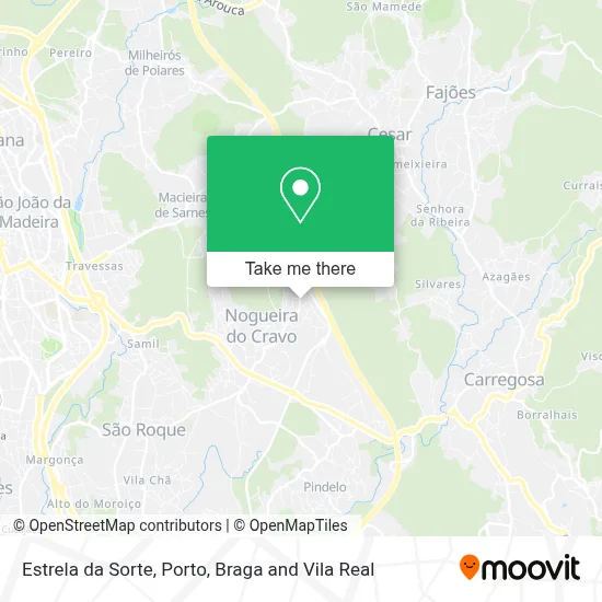 Estrela da Sorte map