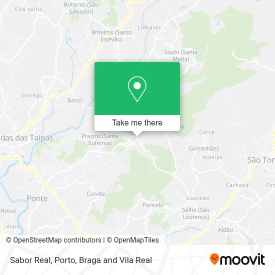 Sabor Real map