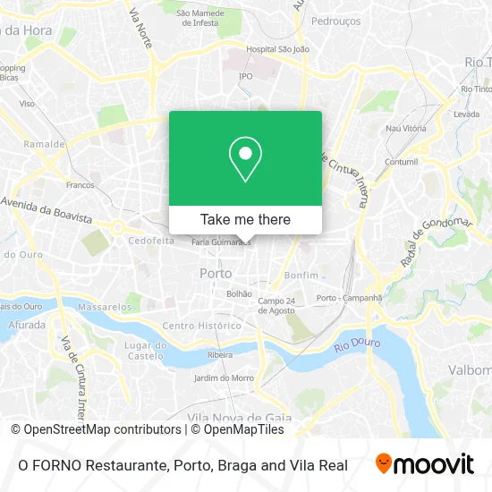 O FORNO Restaurante map