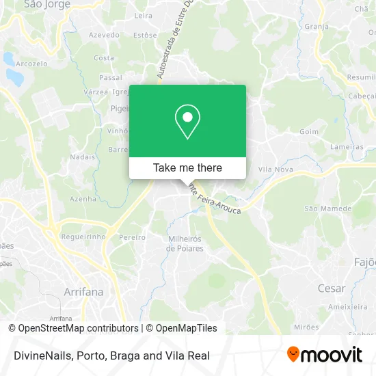 DivineNails map