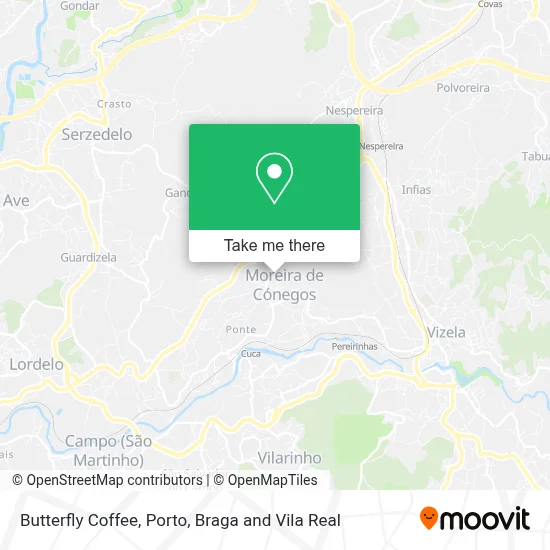 Butterfly Coffee map