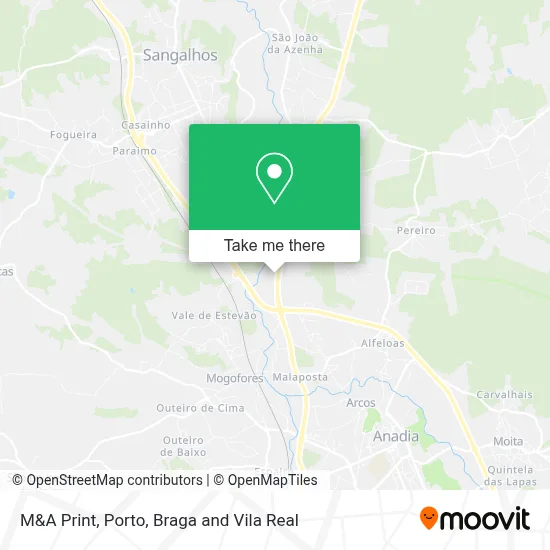 M&A Print map