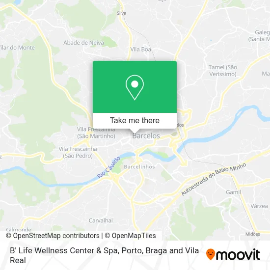 B' Life Wellness Center & Spa map