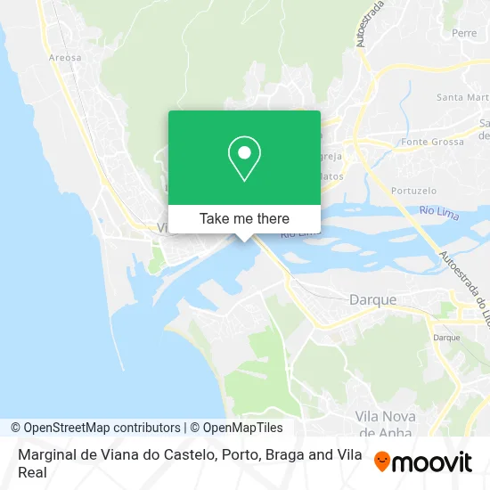 Marginal de Viana do Castelo map