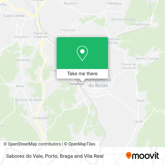 Sabores do Vale map