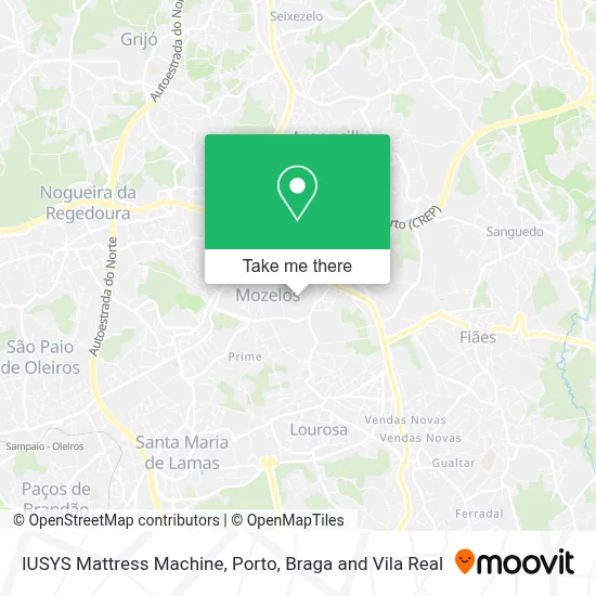 IUSYS Mattress Machine map