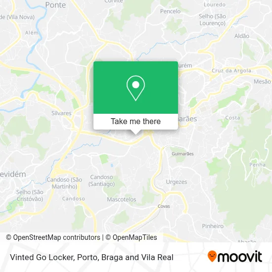Vinted Go Locker map
