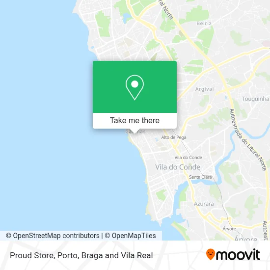Proud Store map