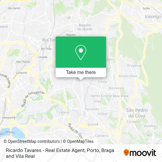 Ricardo Tavares - Real Estate Agent map