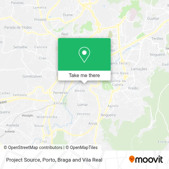 Project Source mapa
