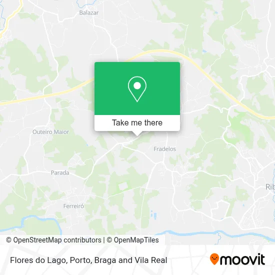 Flores do Lago map