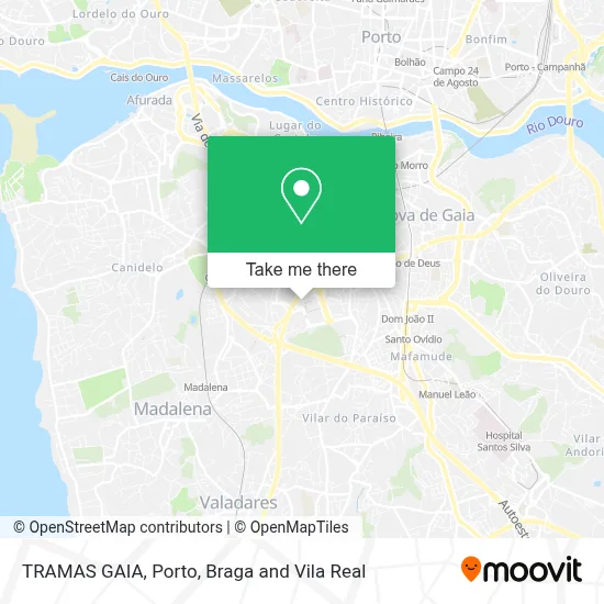 TRAMAS GAIA map