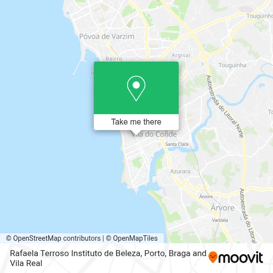 Rafaela Terroso Instituto de Beleza map